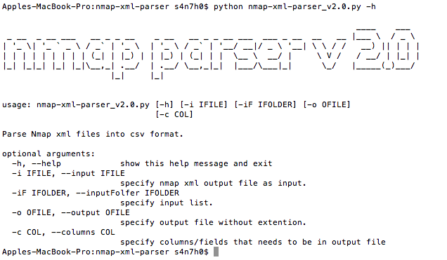 Nmap XML Parser
