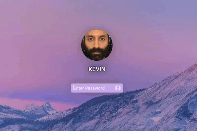 Kevin using 4 char password